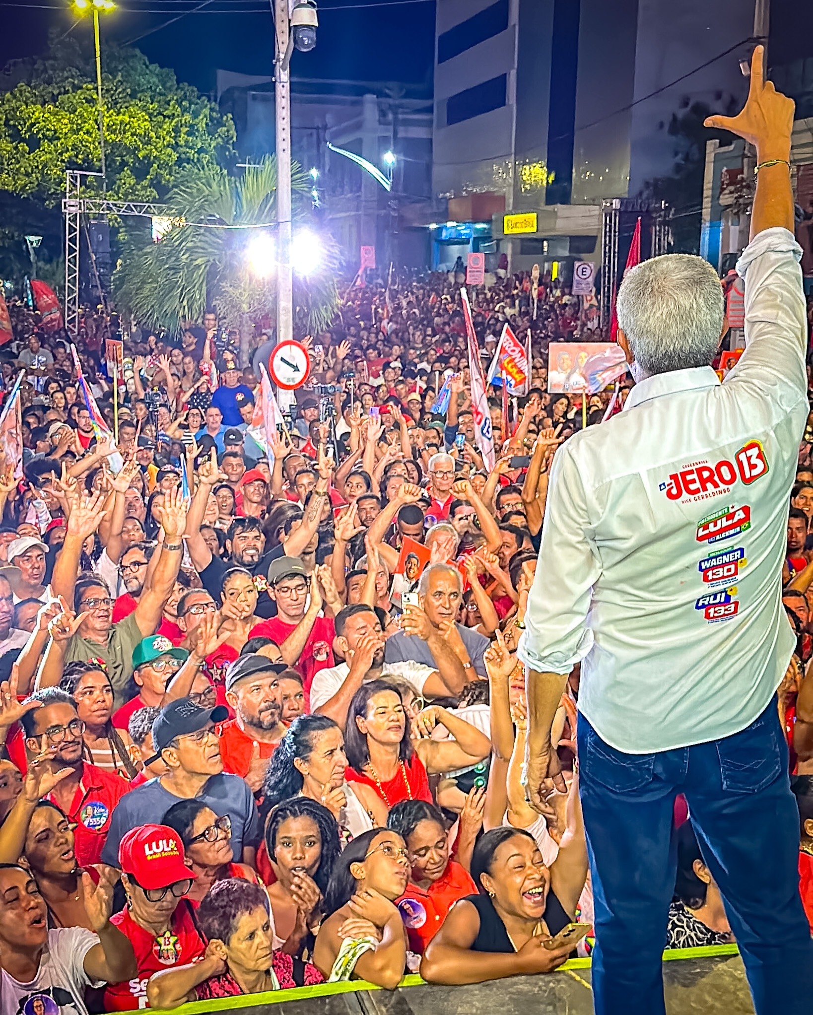 Registro do encontro político em Jacobina