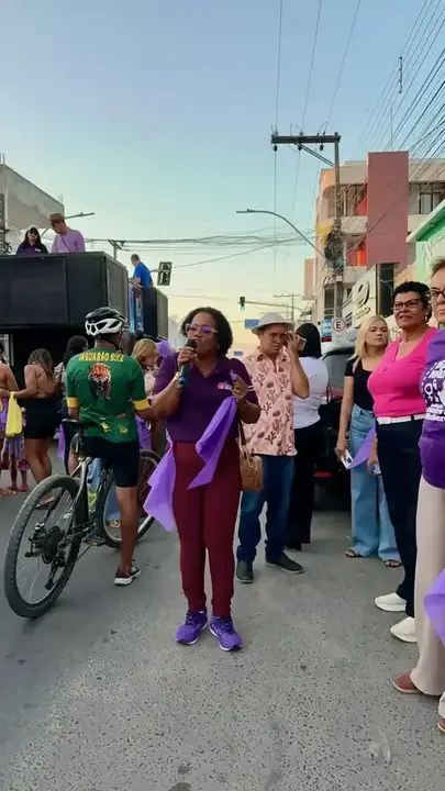 Registro 13 da Caminhada Agosto Lilás pela vida das mulheres em Ipirá