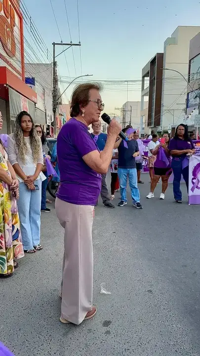 Registro 29 da Caminhada Agosto Lilás pela vida das mulheres em Ipirá