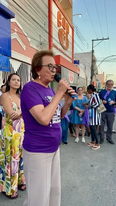 Registro 32 da Caminhada Agosto Lilás pela vida das mulheres em Ipirá