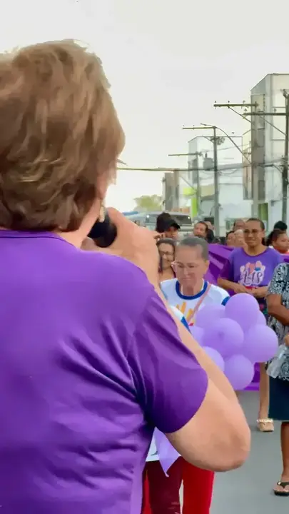 Registro 41 da Caminhada Agosto Lilás pela vida das mulheres em Ipirá