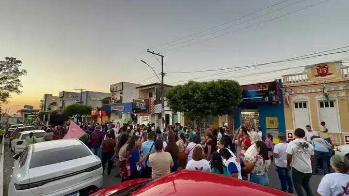 Registro 64 da Caminhada Agosto Lilás pela vida das mulheres em Ipirá