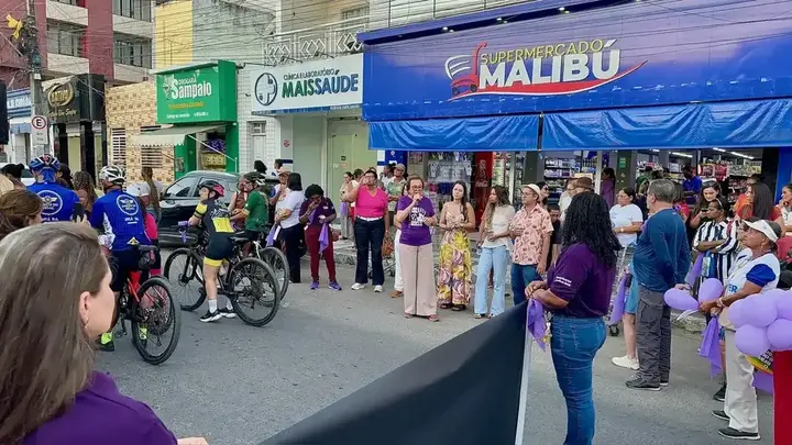 Registro 65 da Caminhada Agosto Lilás pela vida das mulheres em Ipirá