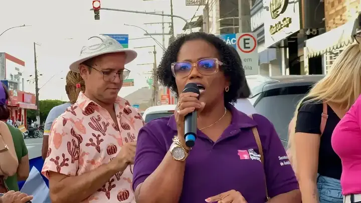 Registro 67 da Caminhada Agosto Lilás pela vida das mulheres em Ipirá