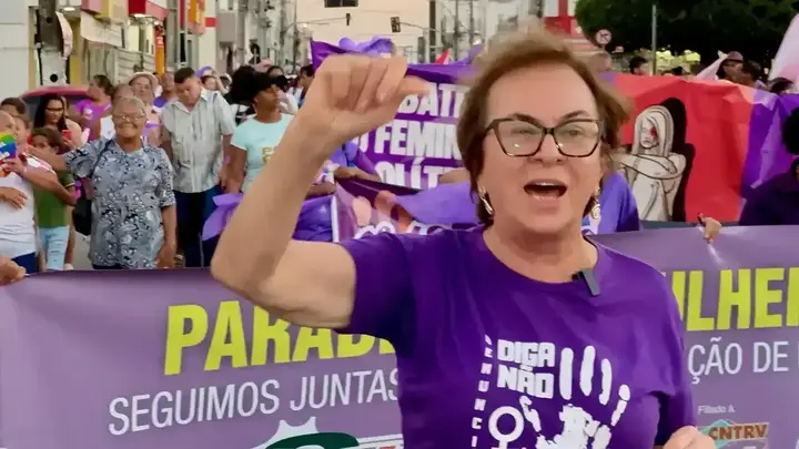 Registro 71 da Caminhada Agosto Lilás pela vida das mulheres em Ipirá