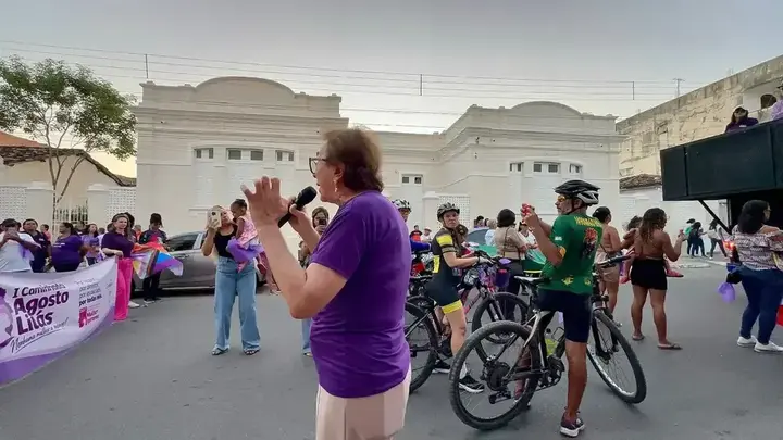 Registro 74 da Caminhada Agosto Lilás pela vida das mulheres em Ipirá