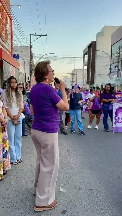 Registro 75 da Caminhada Agosto Lilás pela vida das mulheres em Ipirá