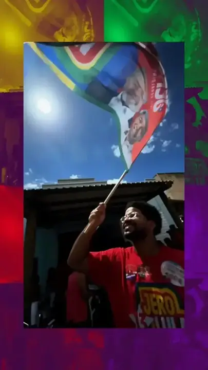 Registro 22 do comitê e da panfletagem na Feira Livre de Riachão do Jacuípe