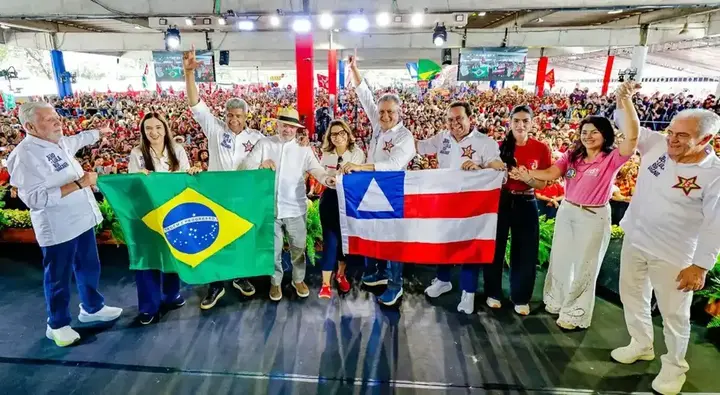 Lula, Jerônimo, Neusa e lideranças na Convenção de 2026 em Salvador