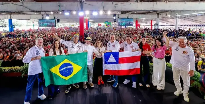 Registro 41 da Convenção Lula e Jerônimo 2026, em Salvador