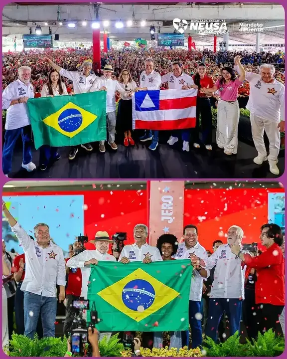 Registro 83 da Convenção Lula e Jerônimo 2026, em Salvador