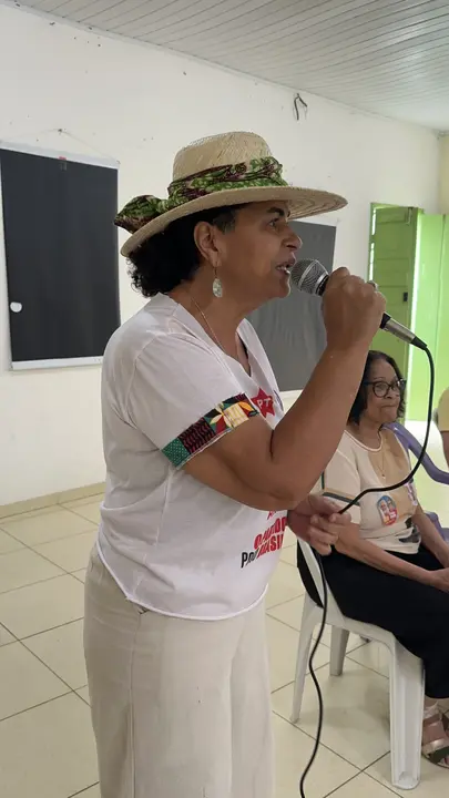 Registro 3 do encontro com movimentos de mulheres e lideranças em Jacobina