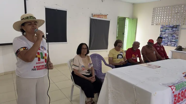 Registro 4 do encontro com movimentos de mulheres e lideranças em Jacobina
