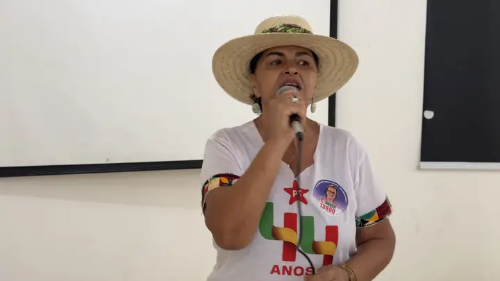 Registro 5 do encontro com movimentos de mulheres e lideranças em Jacobina
