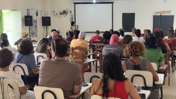 Registro 7 do encontro com movimentos de mulheres e lideranças em Jacobina