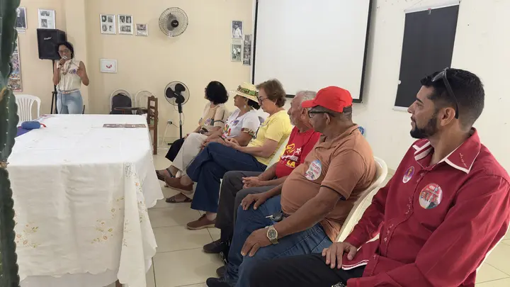 Registro 8 do encontro com movimentos de mulheres e lideranças em Jacobina