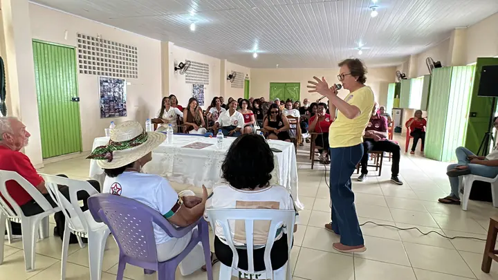 Registro 23 do encontro com movimentos de mulheres e lideranças em Jacobina