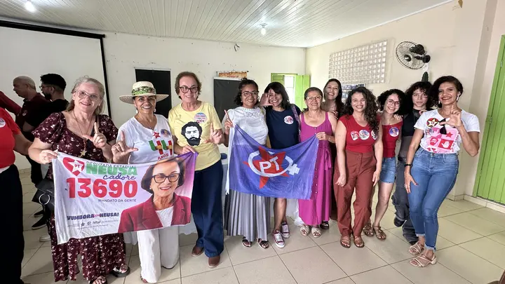 Registro 40 do encontro com movimentos de mulheres e lideranças em Jacobina