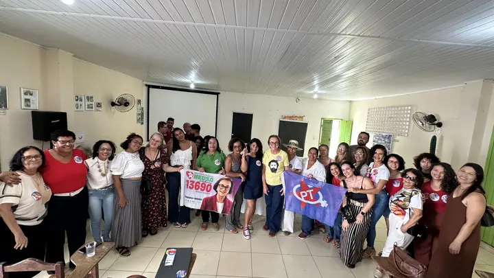 Registro 42 do encontro com movimentos de mulheres e lideranças em Jacobina