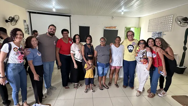 Registro 54 do encontro com movimentos de mulheres e lideranças em Jacobina
