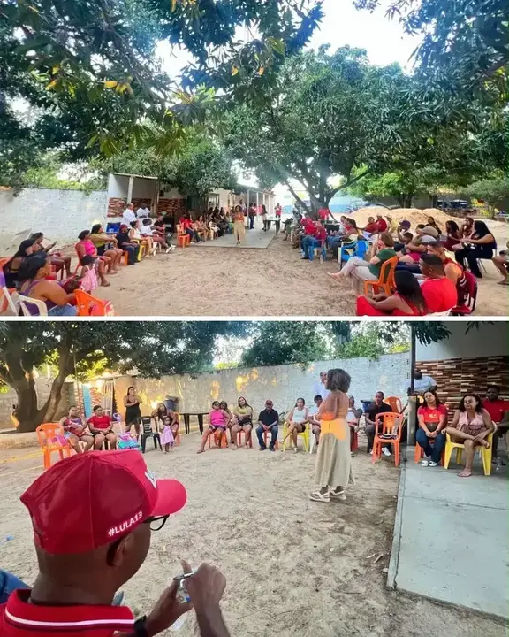 Registro 5 do encontro com lideranças em Barra