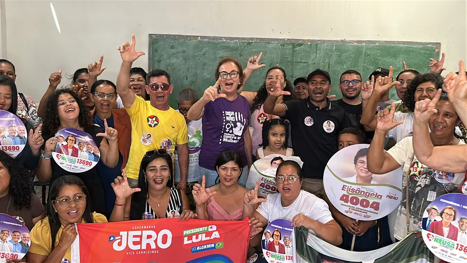 Neusa Cadore com lideranças e integrantes da Rede de Mulheres em Pilão Arcado