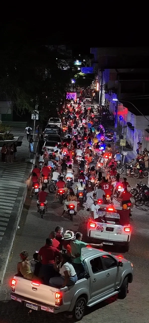 Registro 185 da carreata e caminhada em Pintadas, em 27 de setembro de 2026