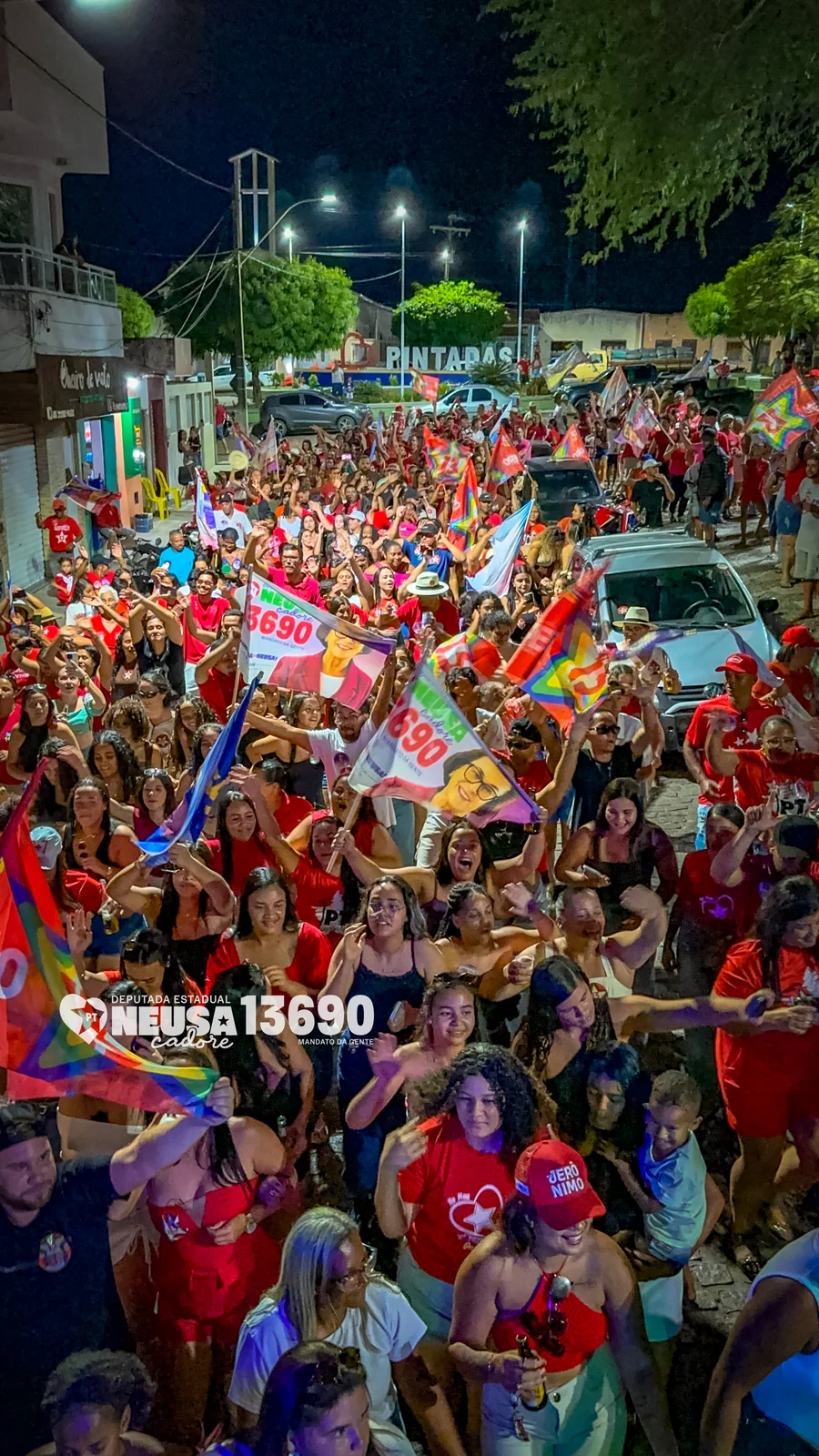 Registro 170 da carreata e caminhada em Pintadas, em 27 de setembro de 2026