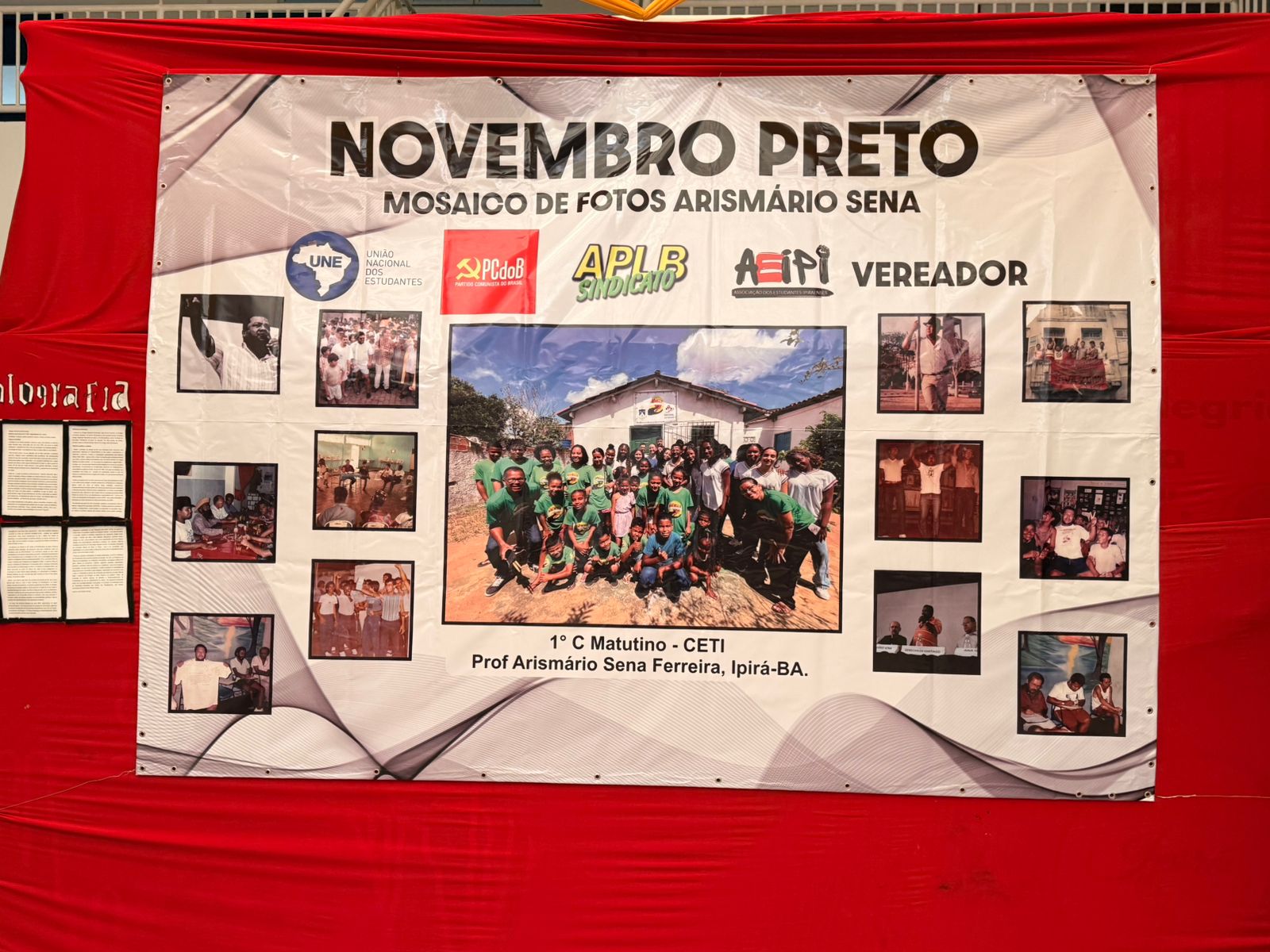 Mosaico Novembro Preto no Colégio Arismário