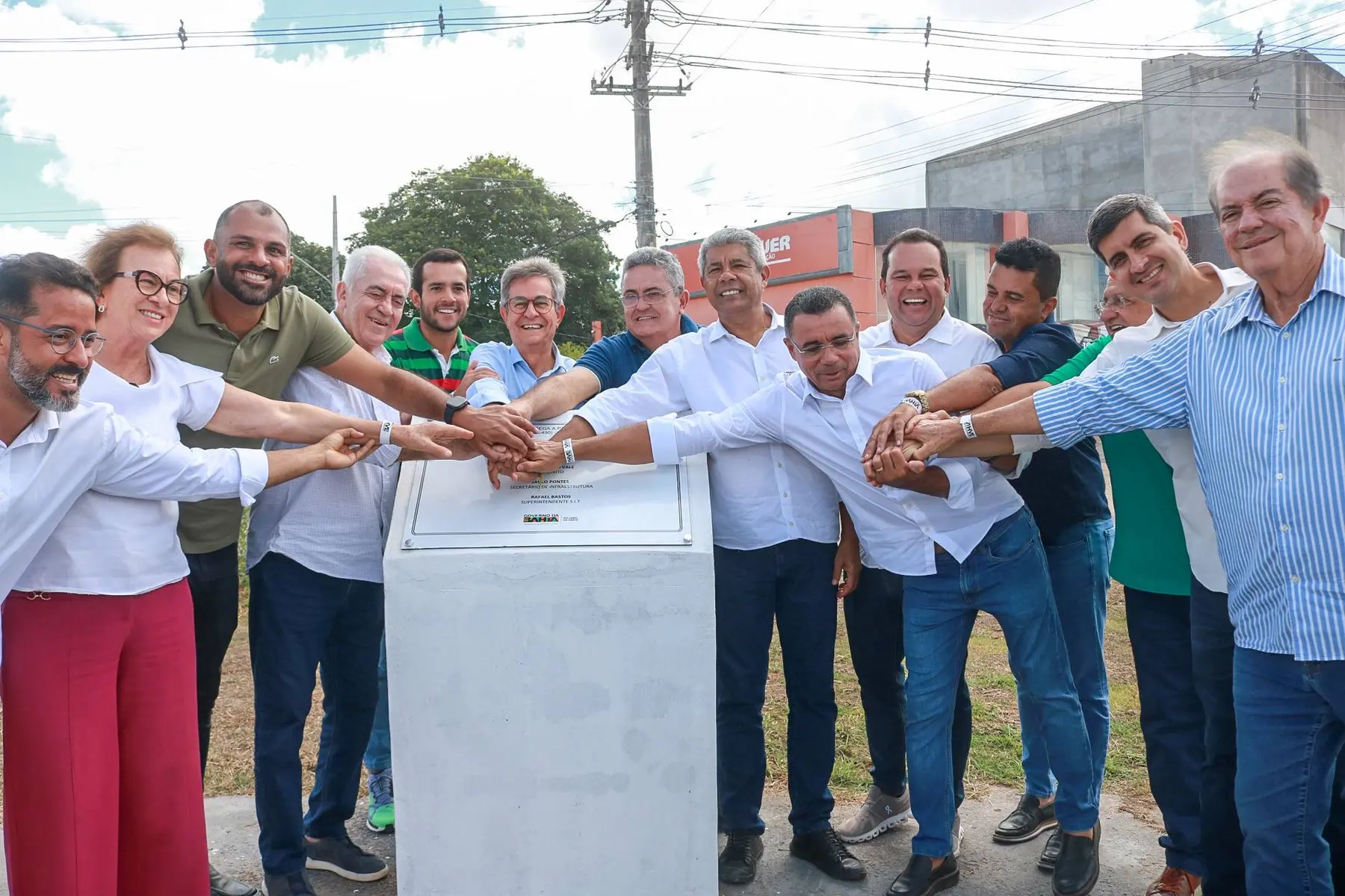 Entrega de pavimentações