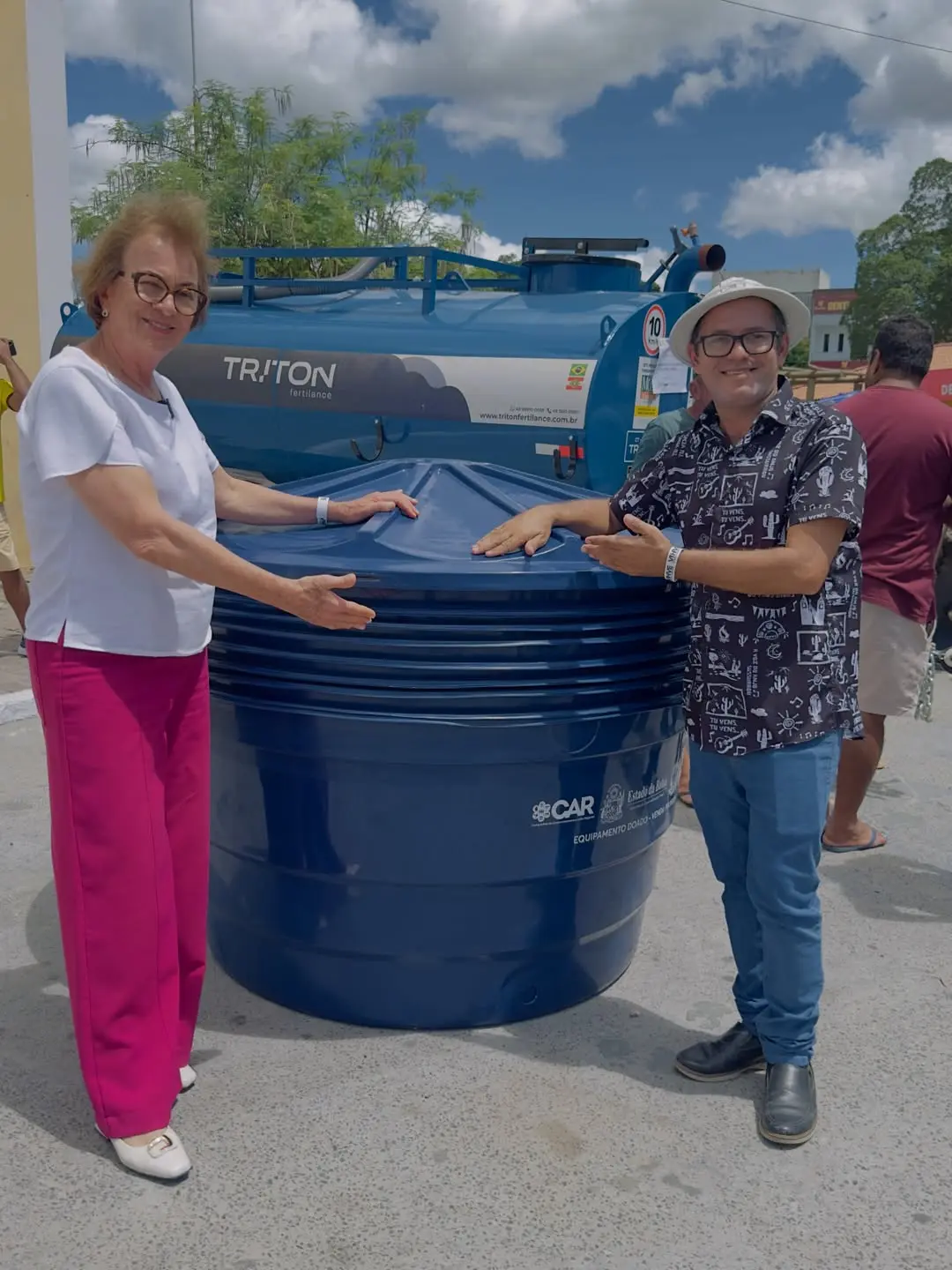Reservatórios de água para comunidades