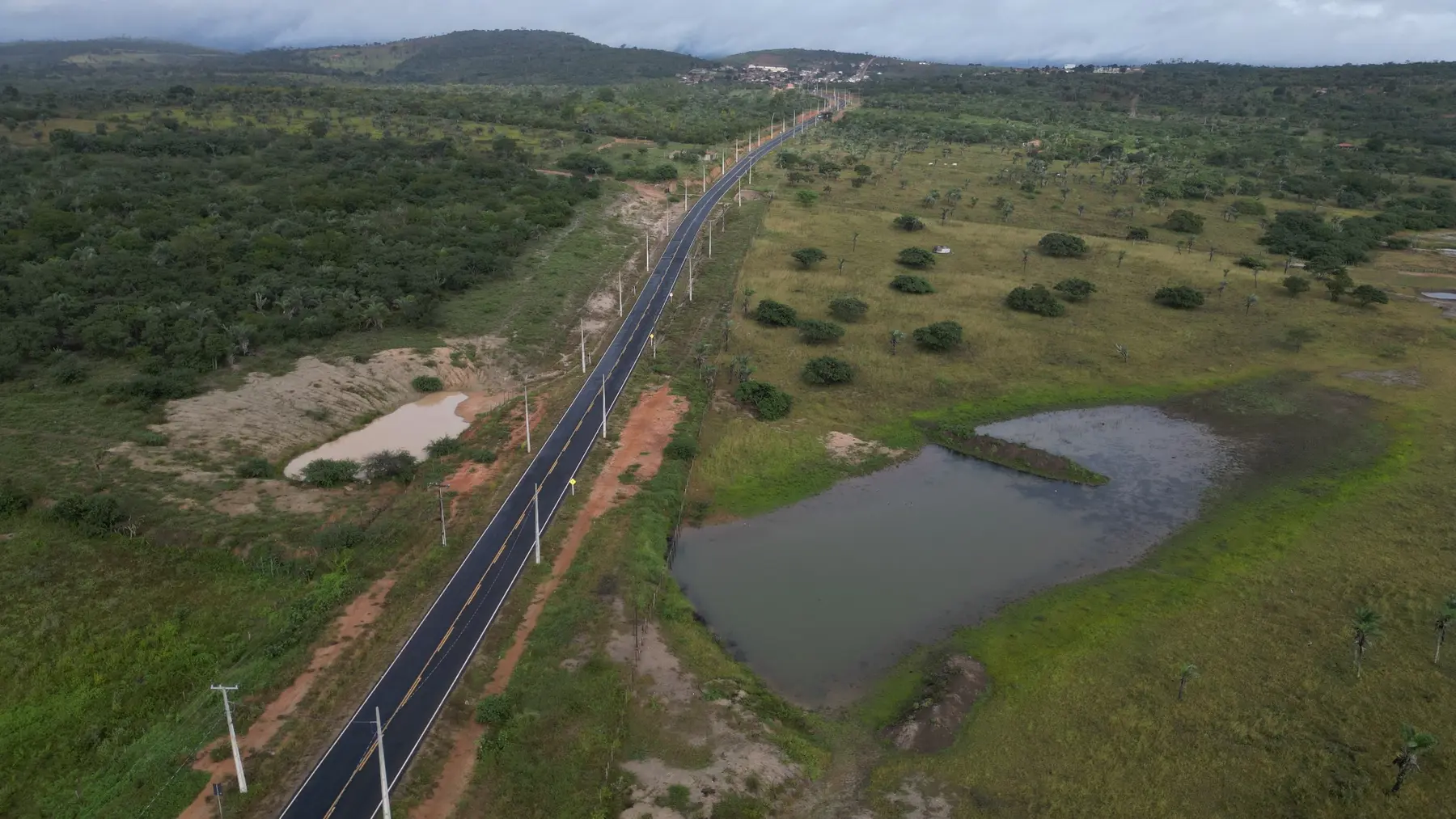 Mairi vista de cima: A nova estrada do Angico integrada às comunidades