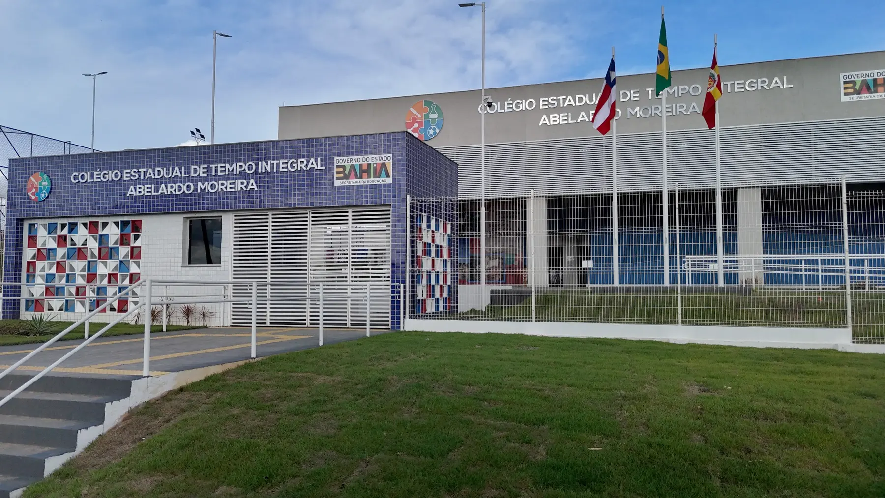 Novo Colégio Estadual de Tempo Integral Abelardo Moreira, já inaugurado