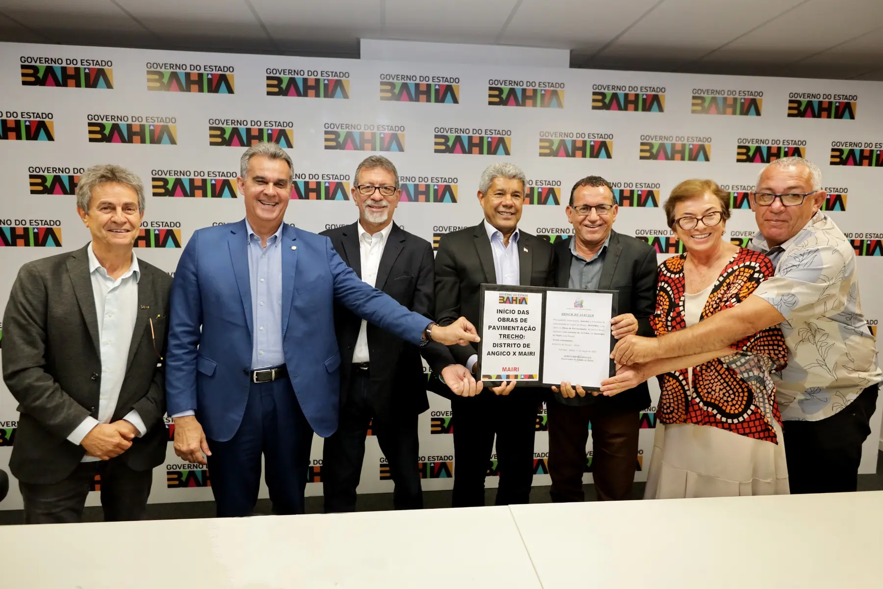 Do projeto à obra: Ordem de serviço da estrada Mairi–Angico
