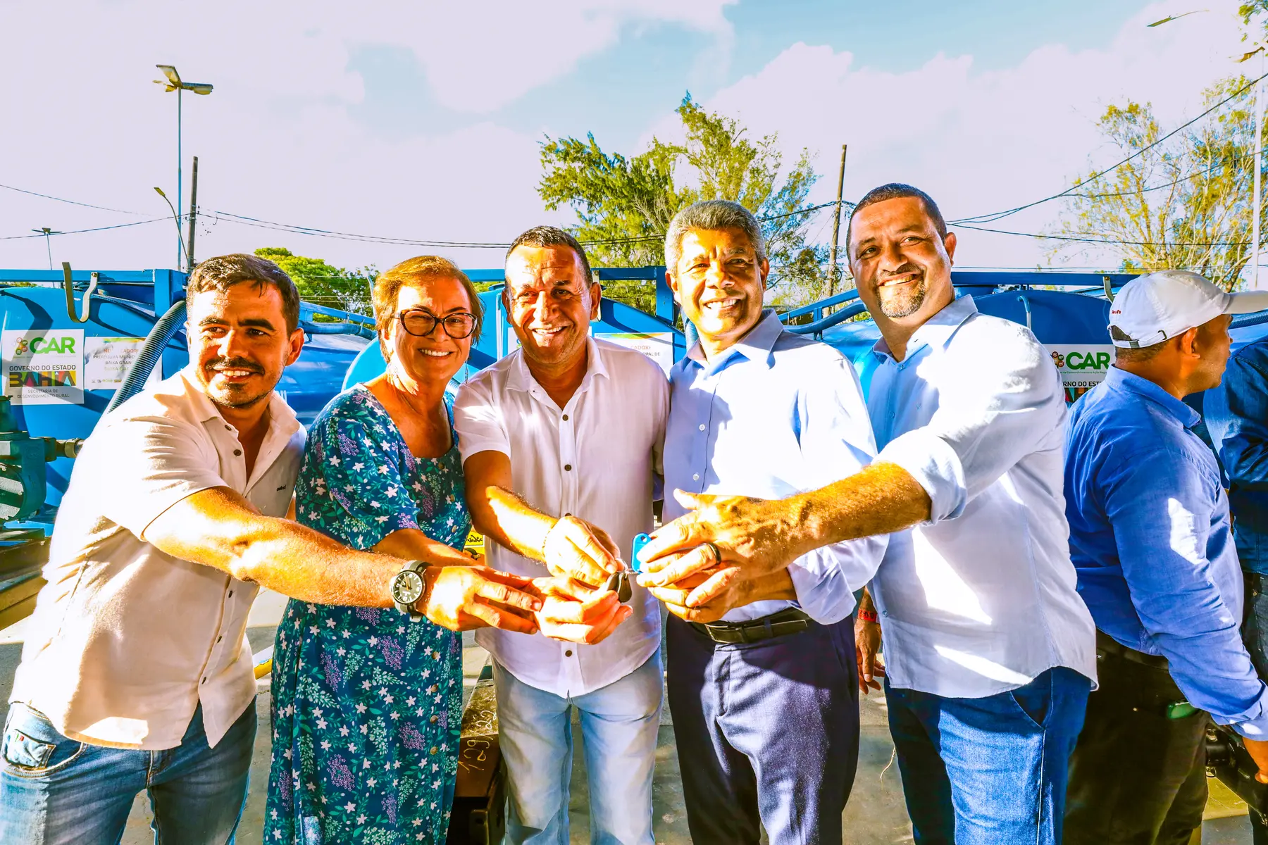 Entrega de tanque-pipa em Mairi