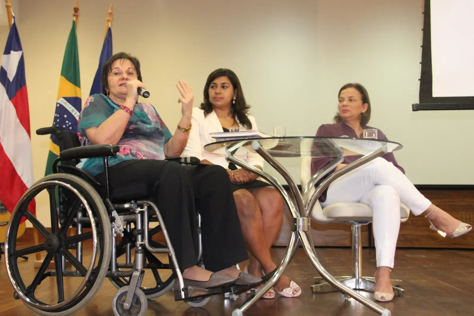 Maria da Penha participa de evento na Assembleia Legislativa da Bahia