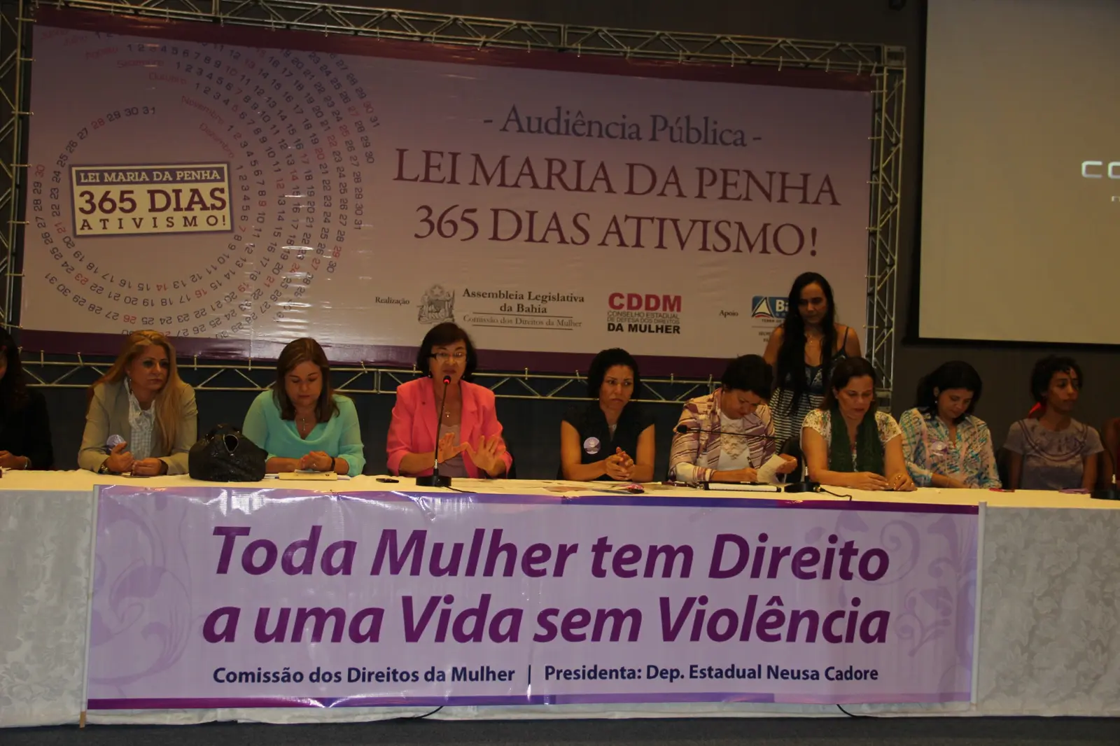 Neusa Cadore conduz audiência pública sobre a Lei Maria da Penha na ALBA
