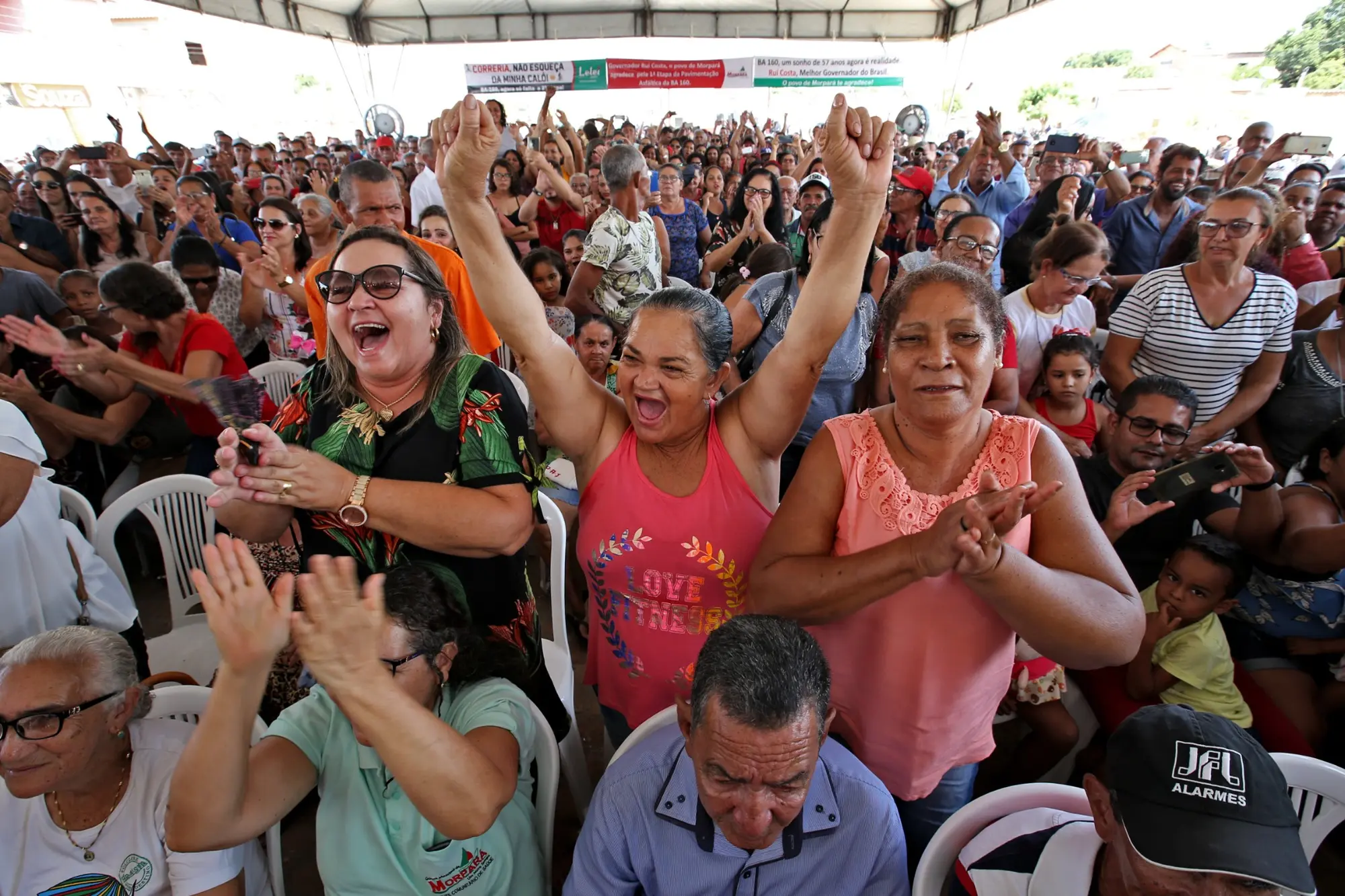 Mobilização popular em Morpará