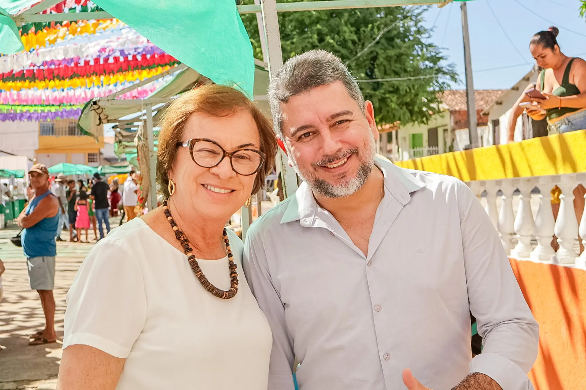 Encontro com liderança durante a Feira do Mel